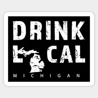 Drink Local Michigan Craft Beer MI Great Lakes State Sticker